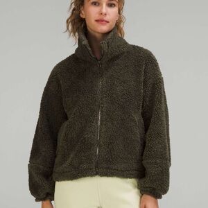 Cinchable Fleeze Zip-Up